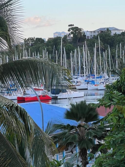 Duplex Marina Gosier- Vue Mer Et Bateaux Equipe D'Une Citerne Reliee A L'Eau De Ville Le Gosier  Exteriör bild